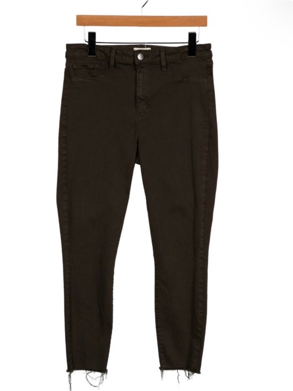 L'AGENCE Dark Olive Skinny Jeans